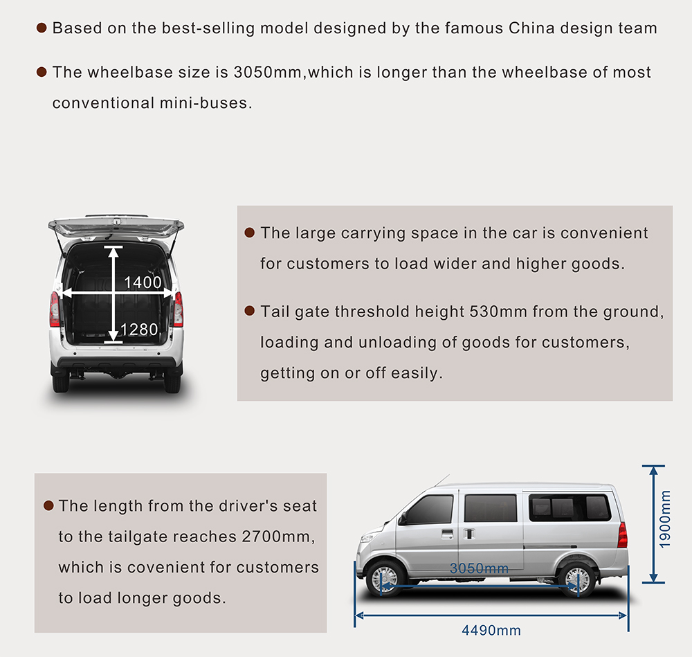 11 Seater Minibus 4.49meter Short Wheelbase - KINGSTAR VW5 from Professional Auto Factory - 2-11 seater minibus - 2