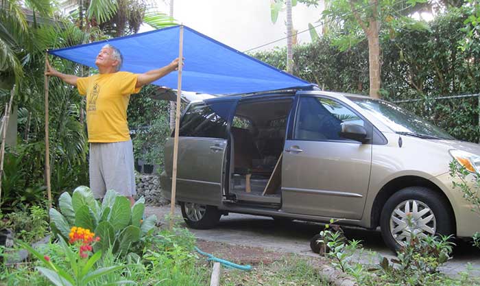 Minivan camper