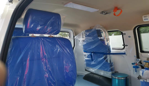 KINGSTAR VF4 Van Mini Van Was Refitted To Ambulance To Nigeria - Company News - 3
