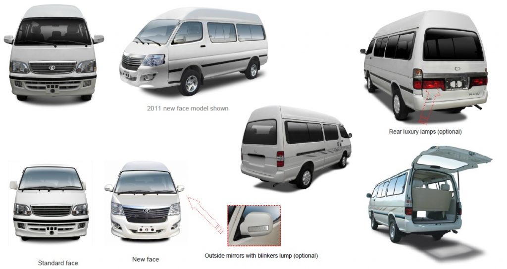 7 To 16 Seater Minibus 5.4m Short Wheelbase (LHD) Gasoline Euro 2 Diesel Euro 3 - BD6& B6 From Export Manufacturer KINGSTAR - 12-28 seater minibus - 4