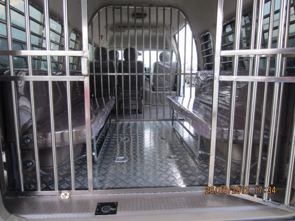 Prison van for sale -interior 2